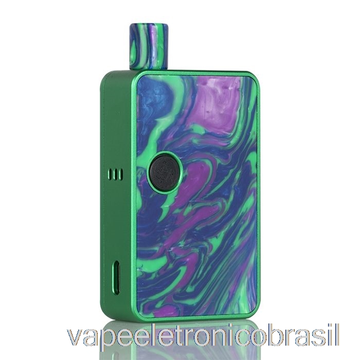 Vape Eletrônico Asvape Micro 30w Sistema Pod Resina Roxa Verde